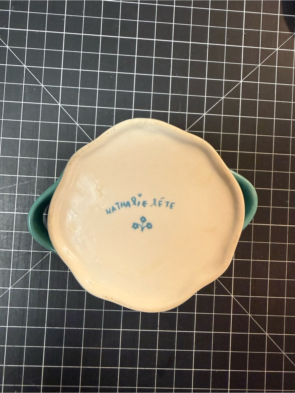 Hand painted ramekin by Nathalie Léte for Anthropologie - Picture 3 of 4